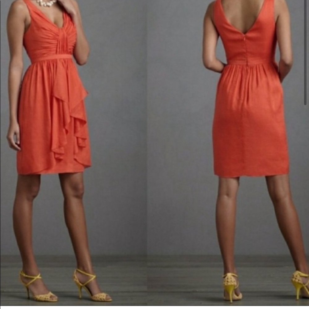 Anthropologie Quillaree Linen Silk Dress - 10